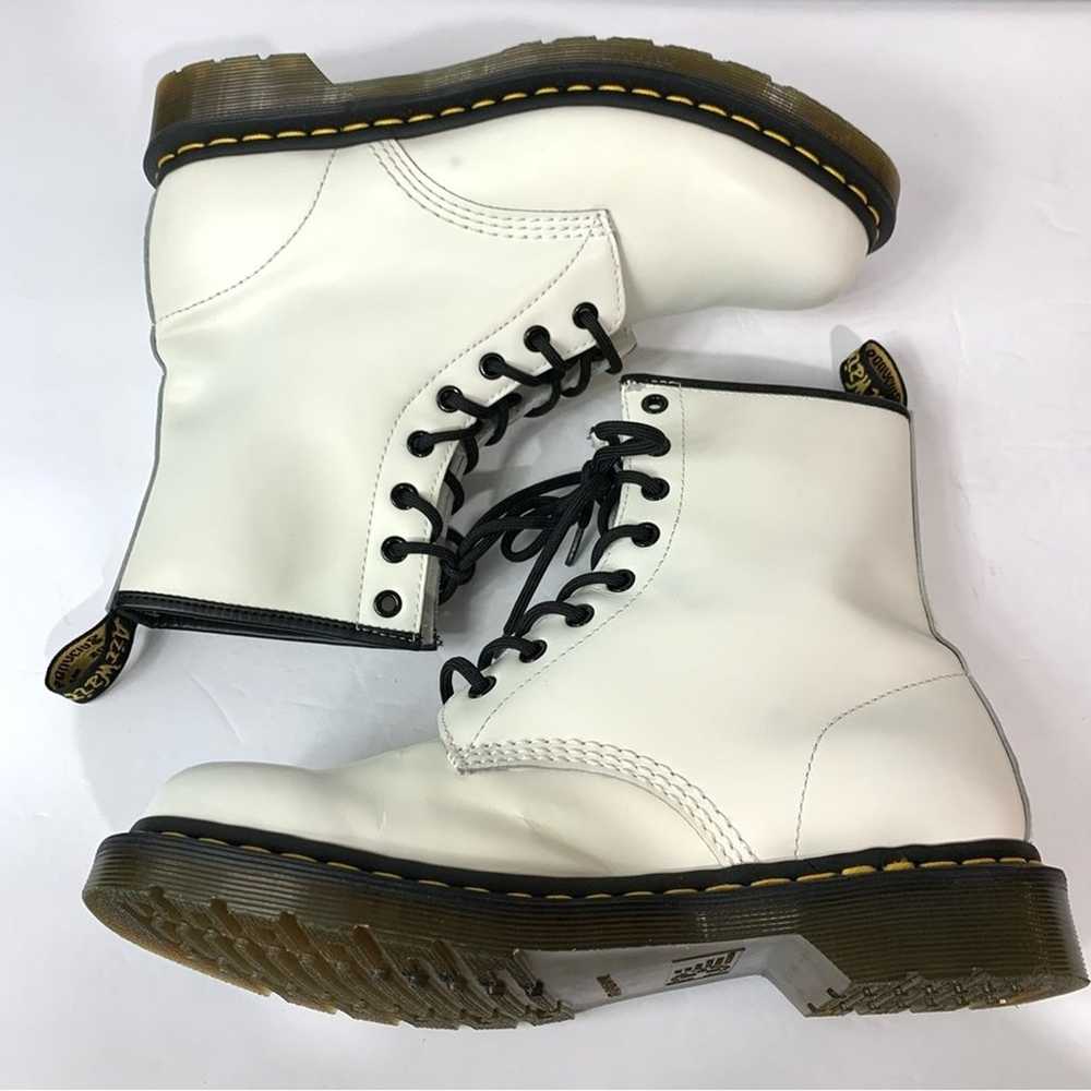 Dr. Martens 11821 Combat Boots Womens Size 10 Whi… - image 6