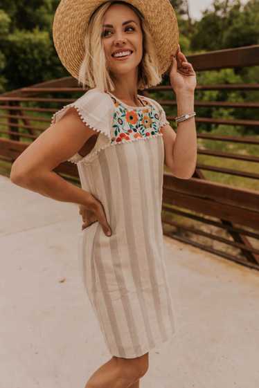 ROOLEE Wilma Embroidered Dress