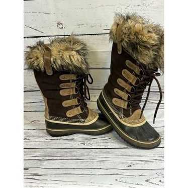 Women's Sorel Boots Brown Tan Size 6