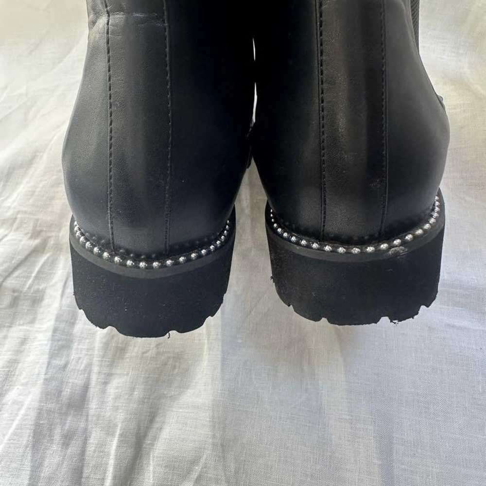 Dyana Diana Black Side Gore Boots with Studs - image 3