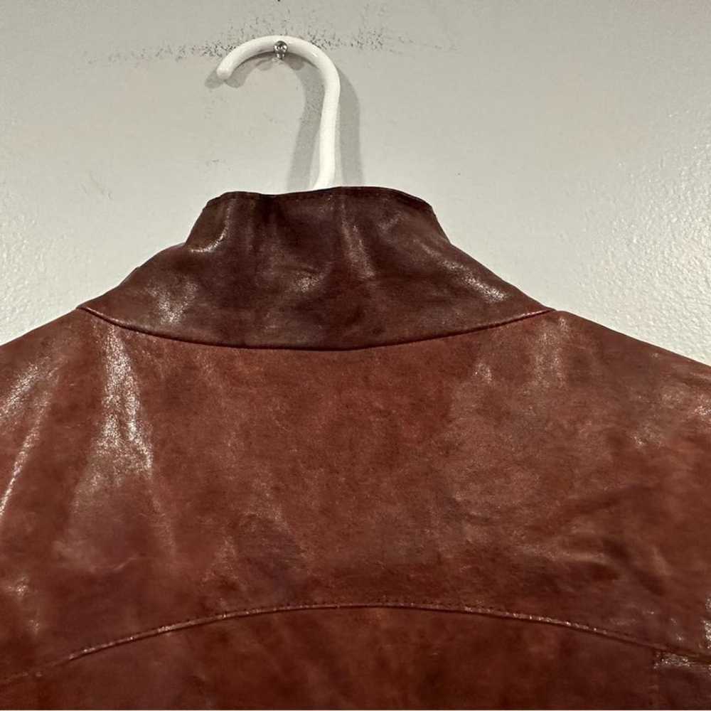 Non Signé / Unsigned Leather jacket - image 7