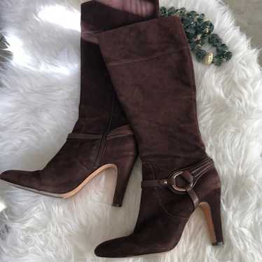 Antonio Melani Brown suede leather boot