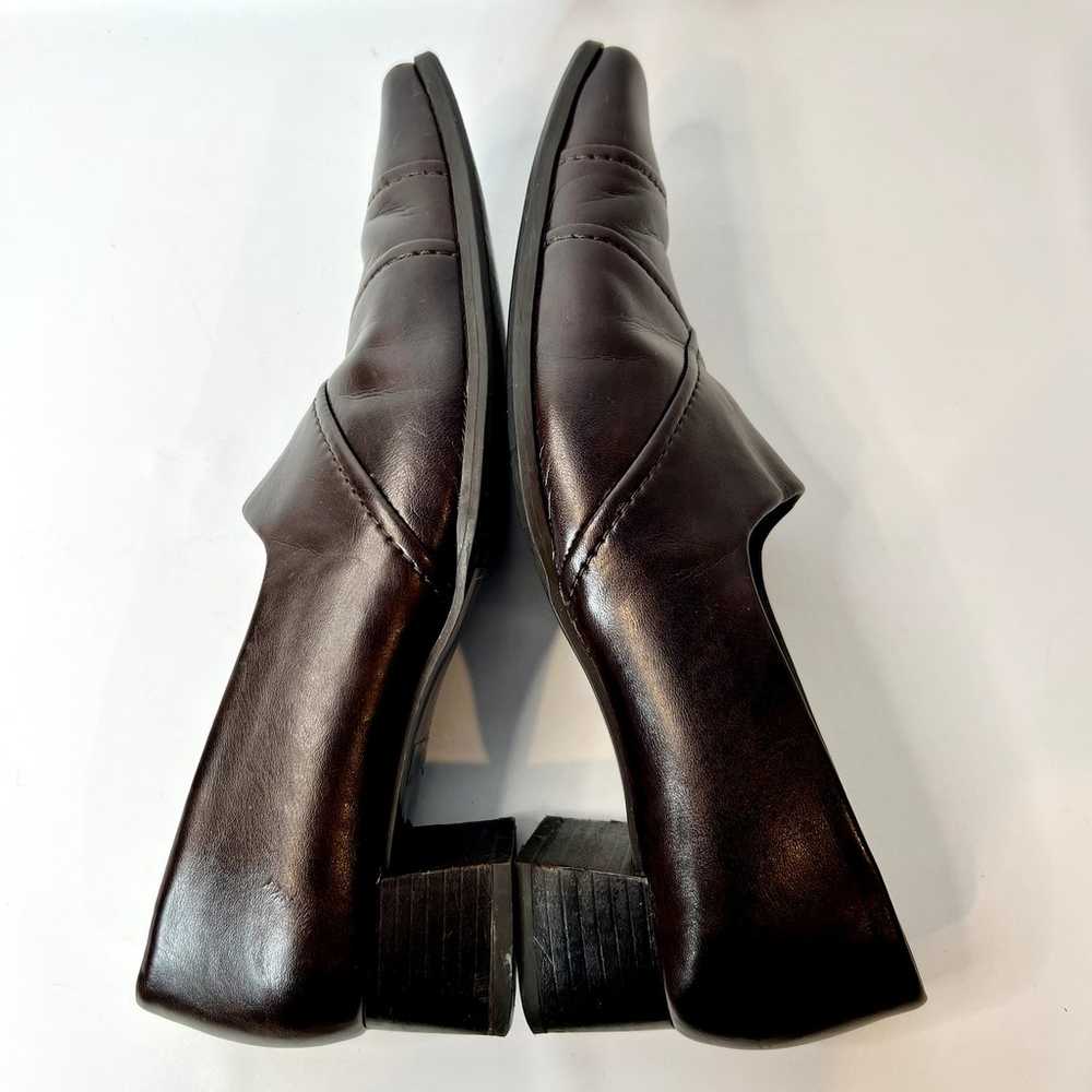 Vintage Paul Green Square Toe Heeled Loafer Pump … - image 7