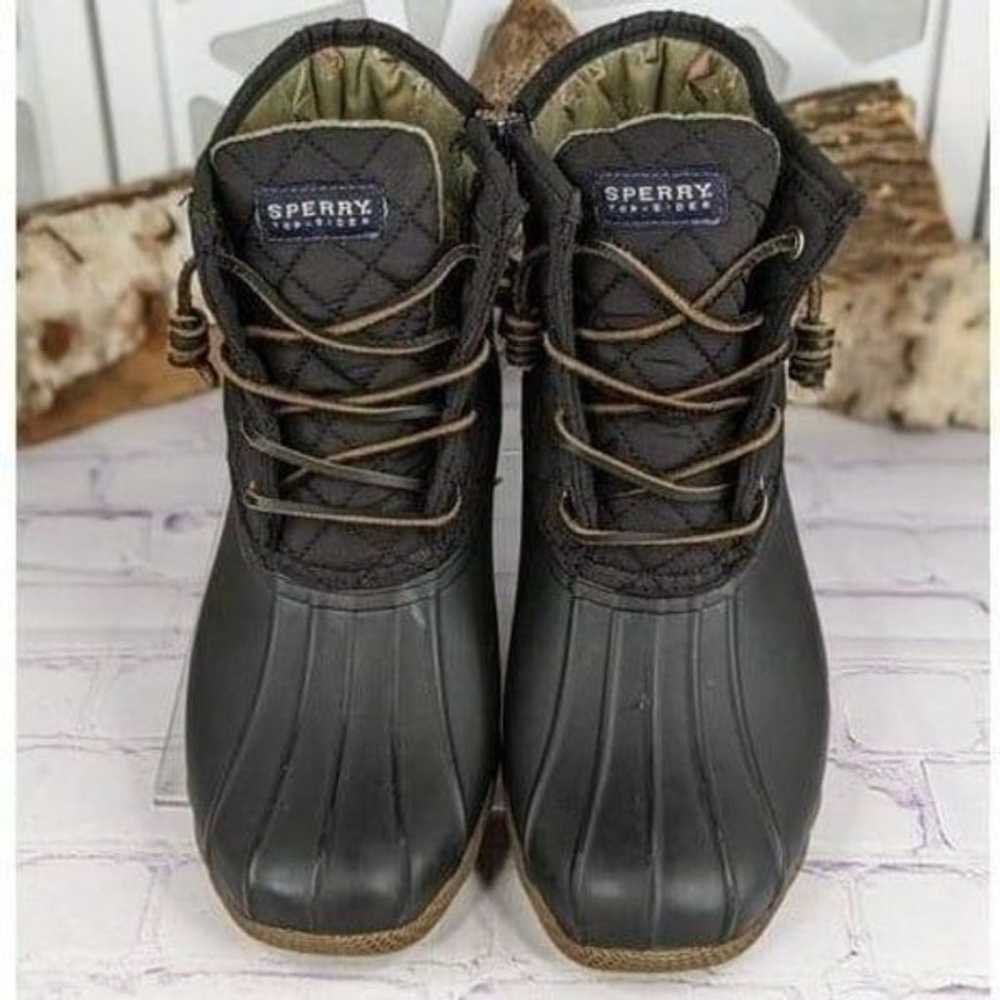 SPERRY Saltwater Waterproof Quilted Duck Boots - image 2