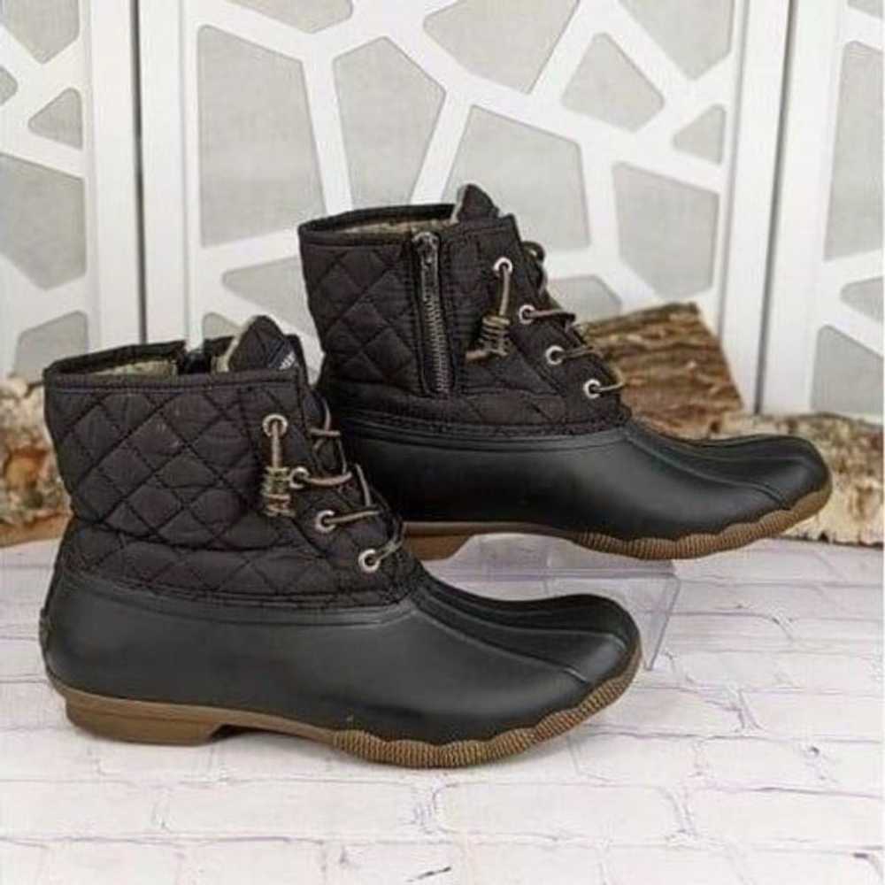 SPERRY Saltwater Waterproof Quilted Duck Boots - image 3