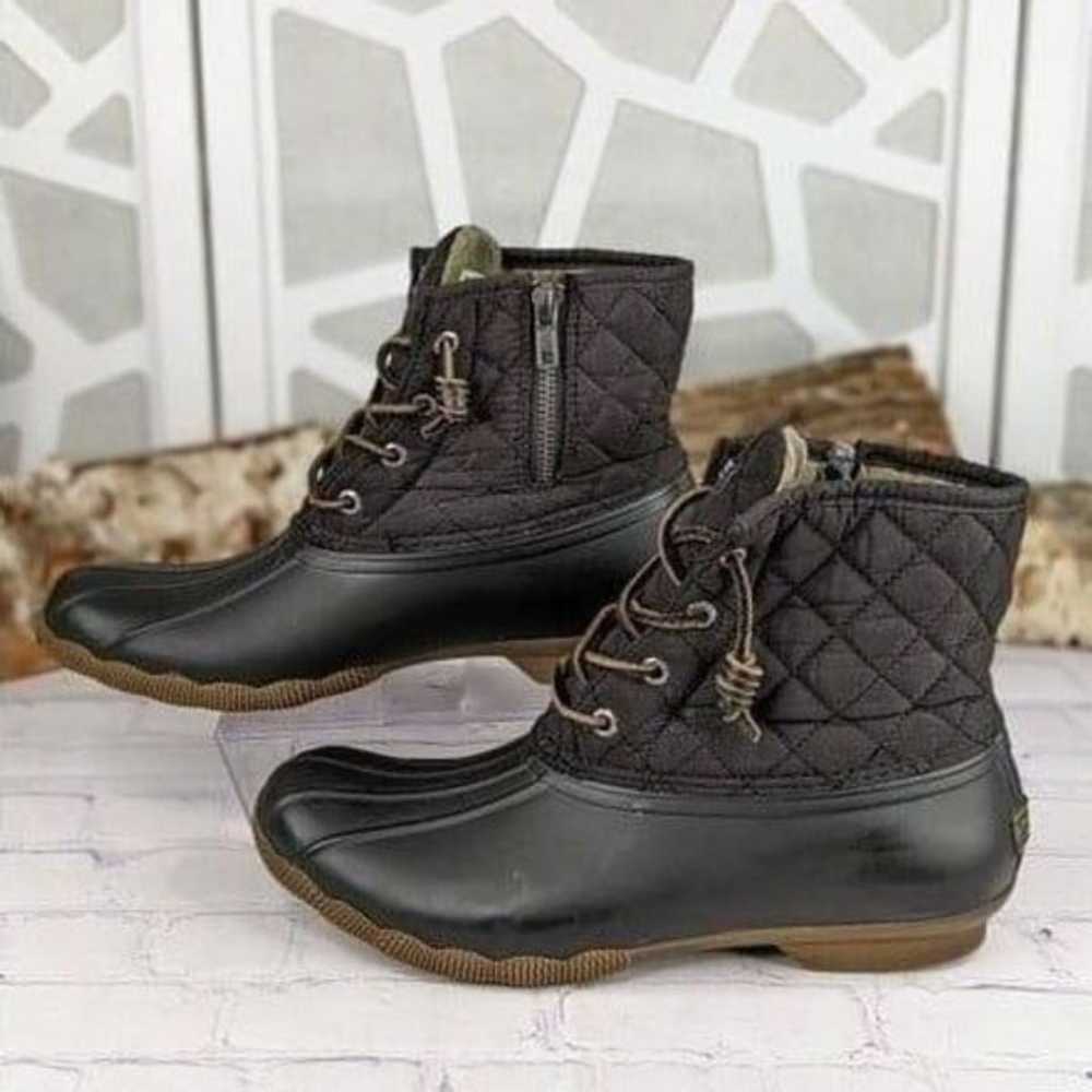 SPERRY Saltwater Waterproof Quilted Duck Boots - image 4