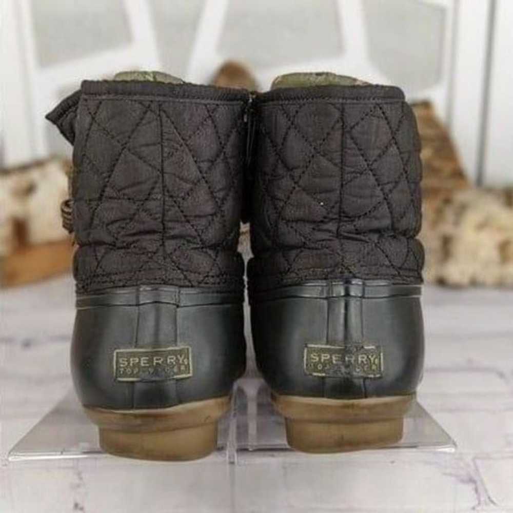 SPERRY Saltwater Waterproof Quilted Duck Boots - image 5