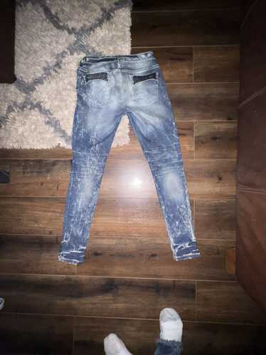 Robins Jeans RARE ACID WASHED BLUE ROBINS JEAN WI… - image 1