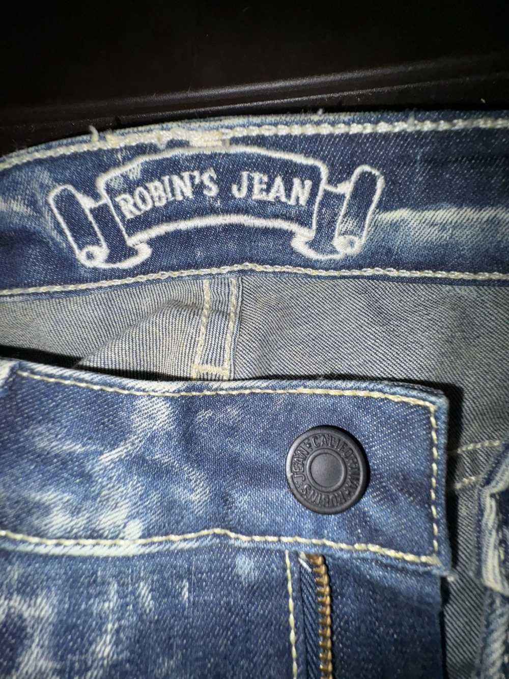 Robins Jeans RARE ACID WASHED BLUE ROBINS JEAN WI… - image 7