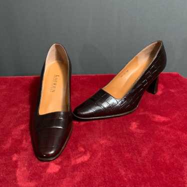 Women's vintage Ralph Lauren Heels, Size 6.5, Dar… - image 1