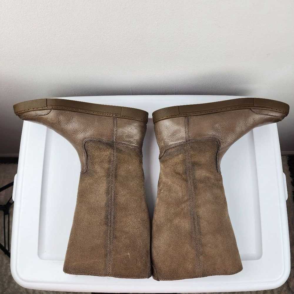 Frye Gemma Boots Suede Leather Shearling Lined Wi… - image 10