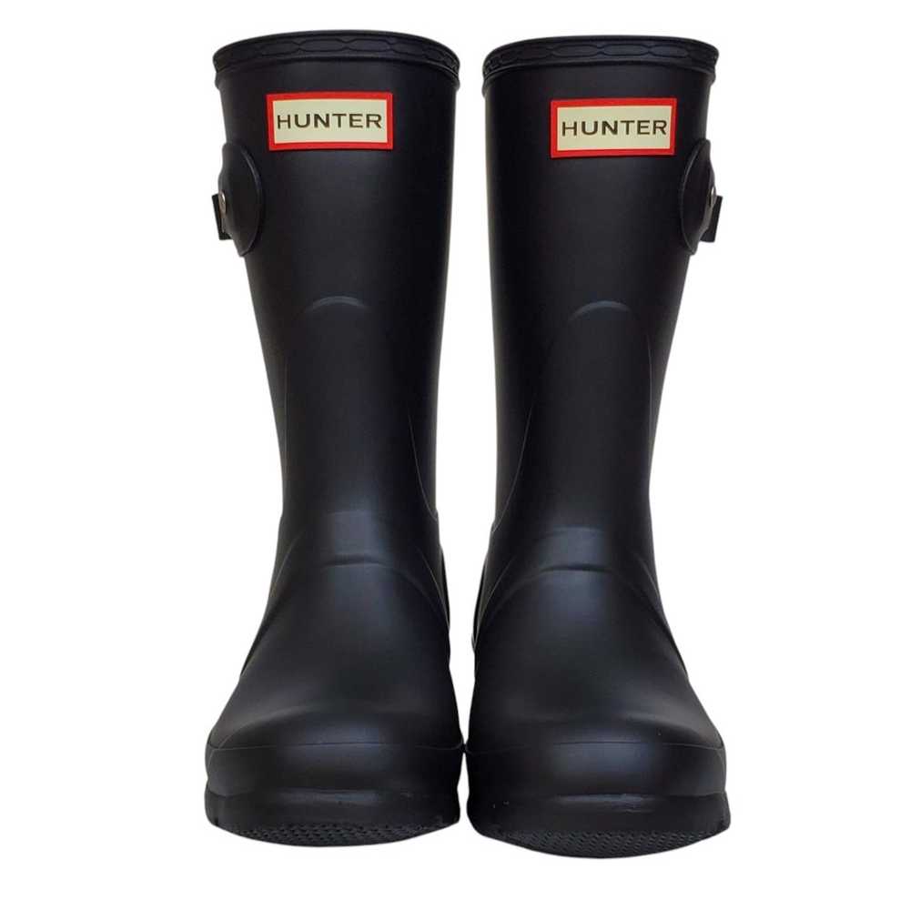 New Hunter original short rain boots black pull o… - image 8