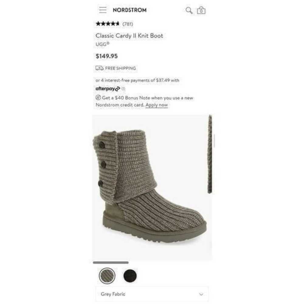 UGG® Classic Cardy II Knit Boot - image 8