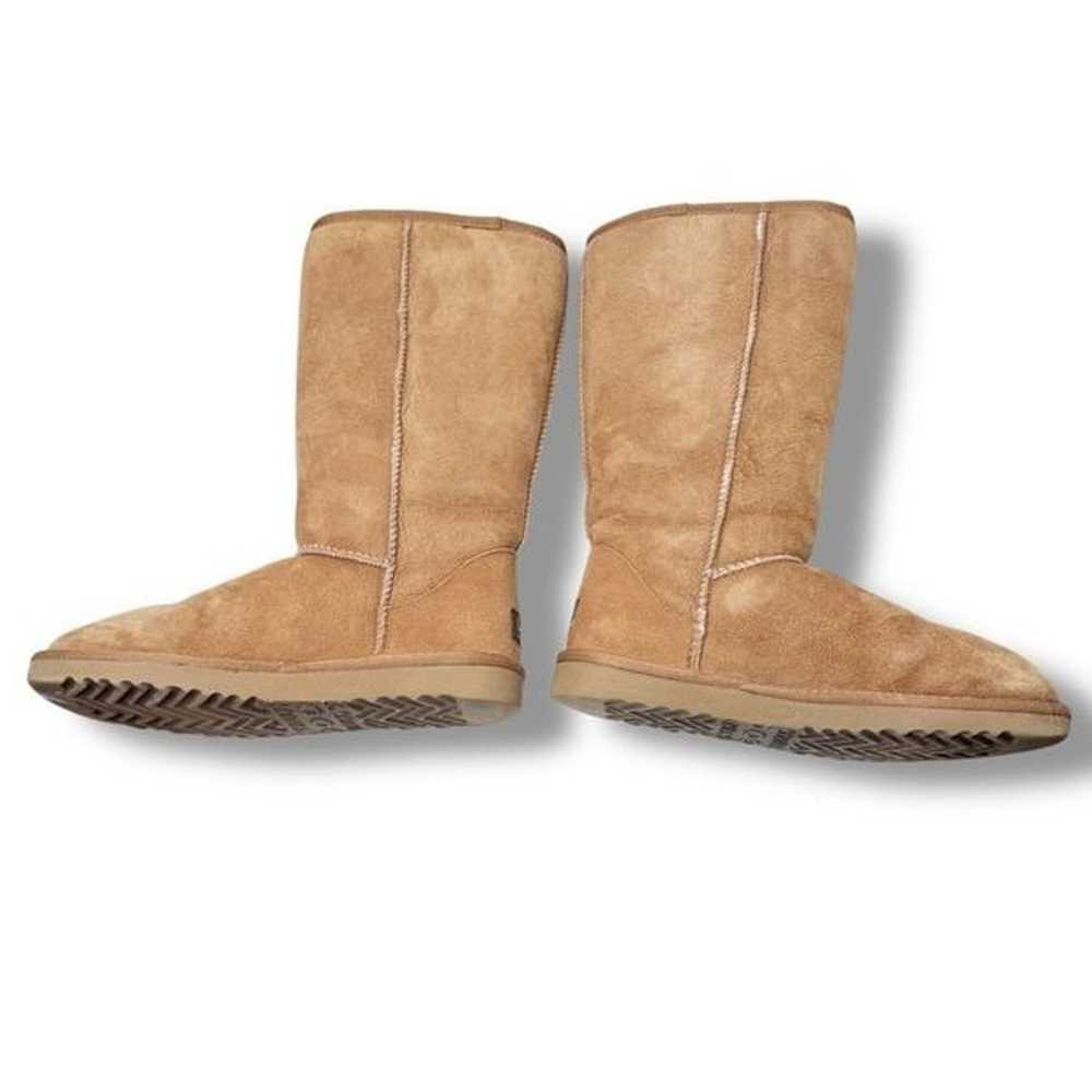 UGG Classic Tall Chestnut Brown Leather Sheepskin… - image 3