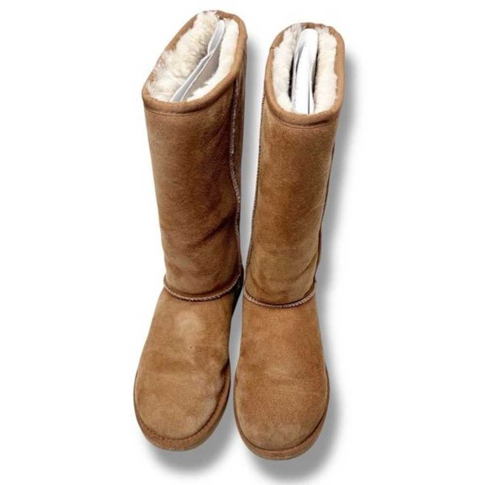 UGG Classic Tall Chestnut Brown Leather Sheepskin… - image 4