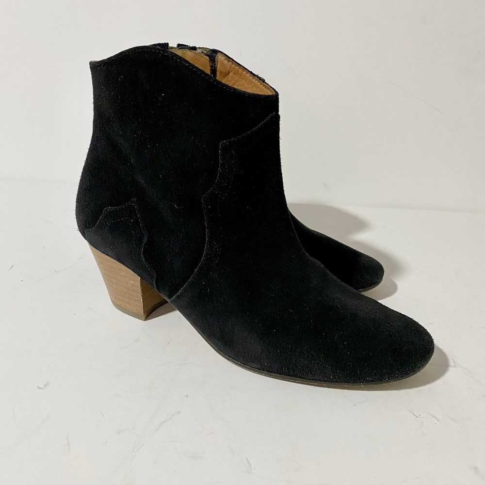 Isabel Marant Dicker Black Suede Ankle Boots Boot… - image 6