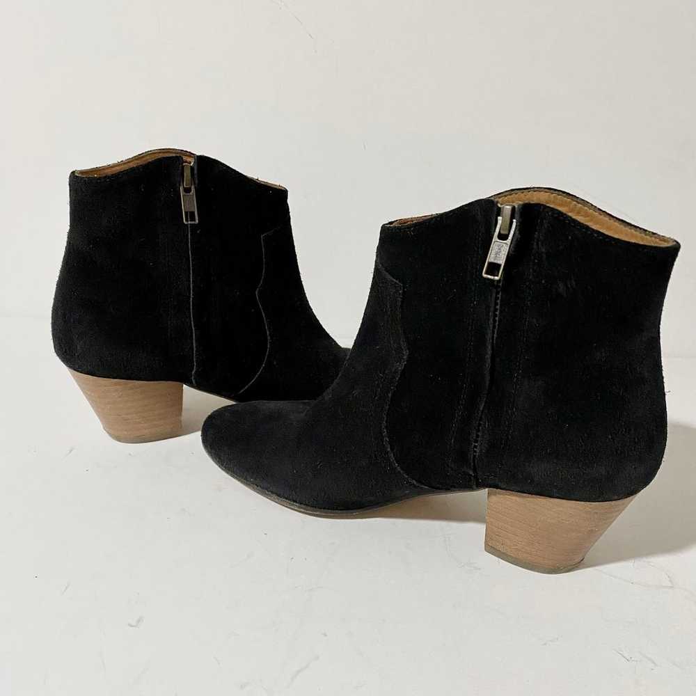 Isabel Marant Dicker Black Suede Ankle Boots Boot… - image 7