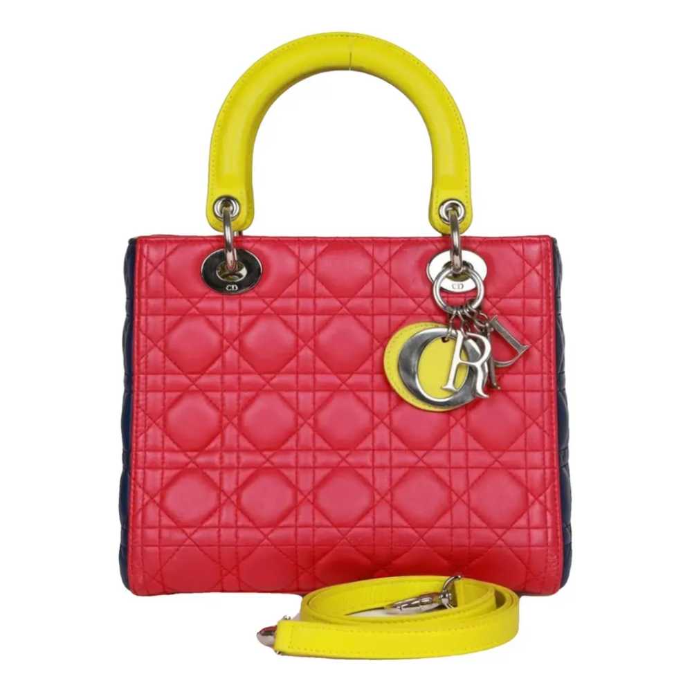 Dior Lady Dior leather handbag - image 1