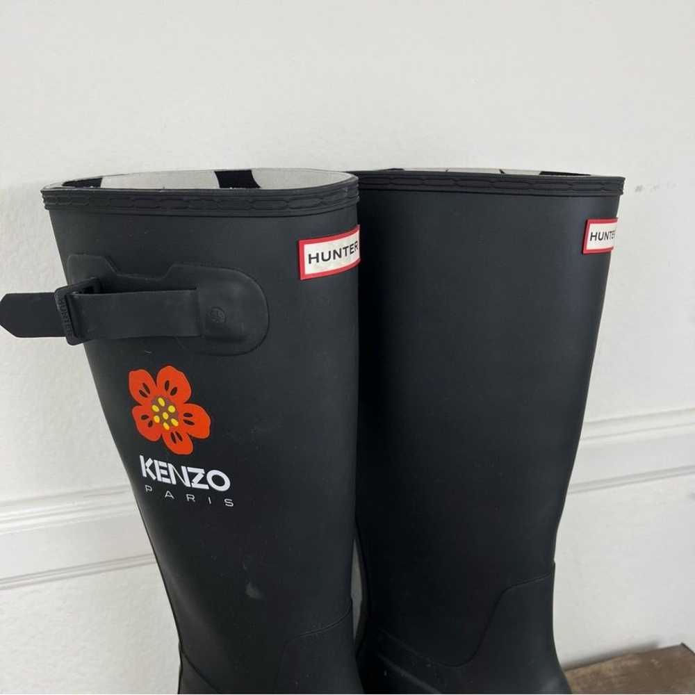 Kenzo x Hunter Black Wellington Rain Boots- New- … - image 4