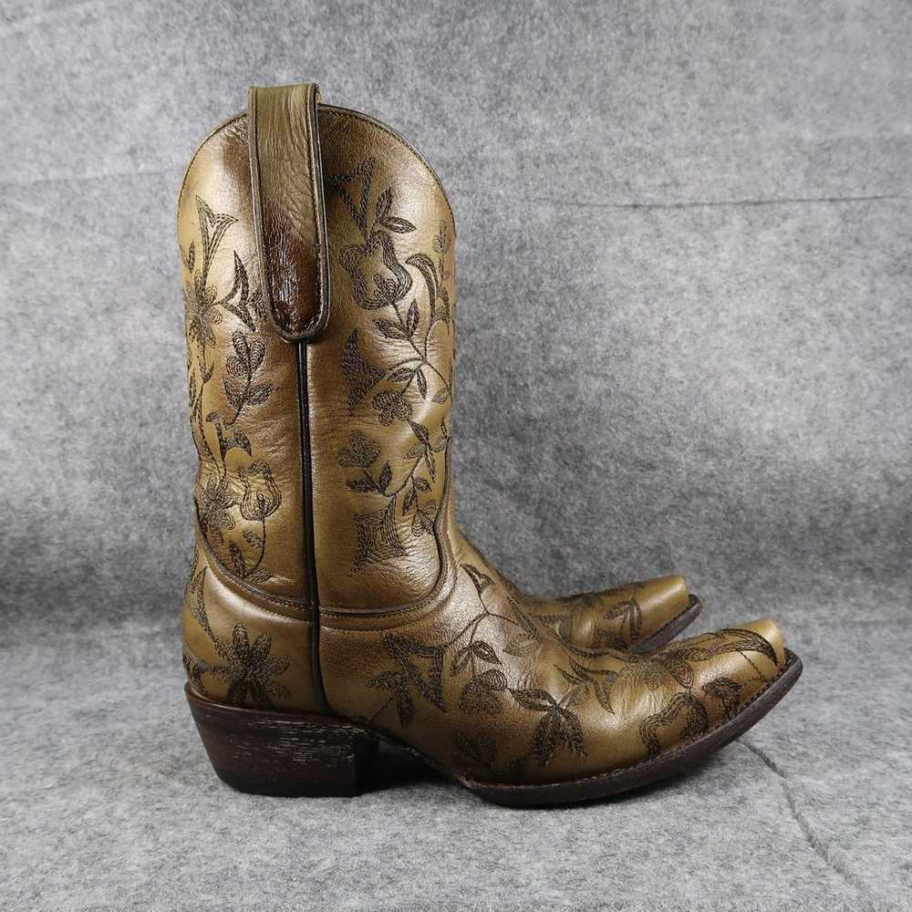 Old Gringo Boots Women 7 Western Floral Embroider… - image 2