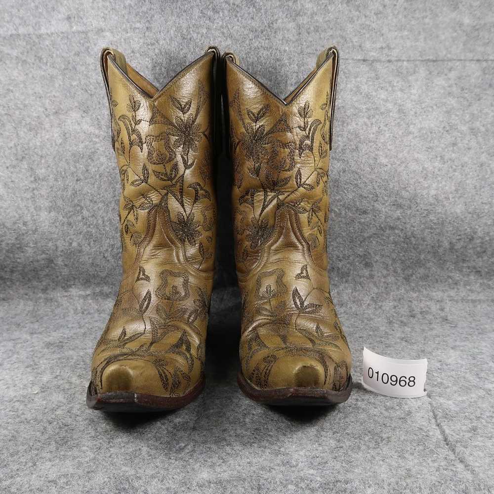 Old Gringo Boots Women 7 Western Floral Embroider… - image 3