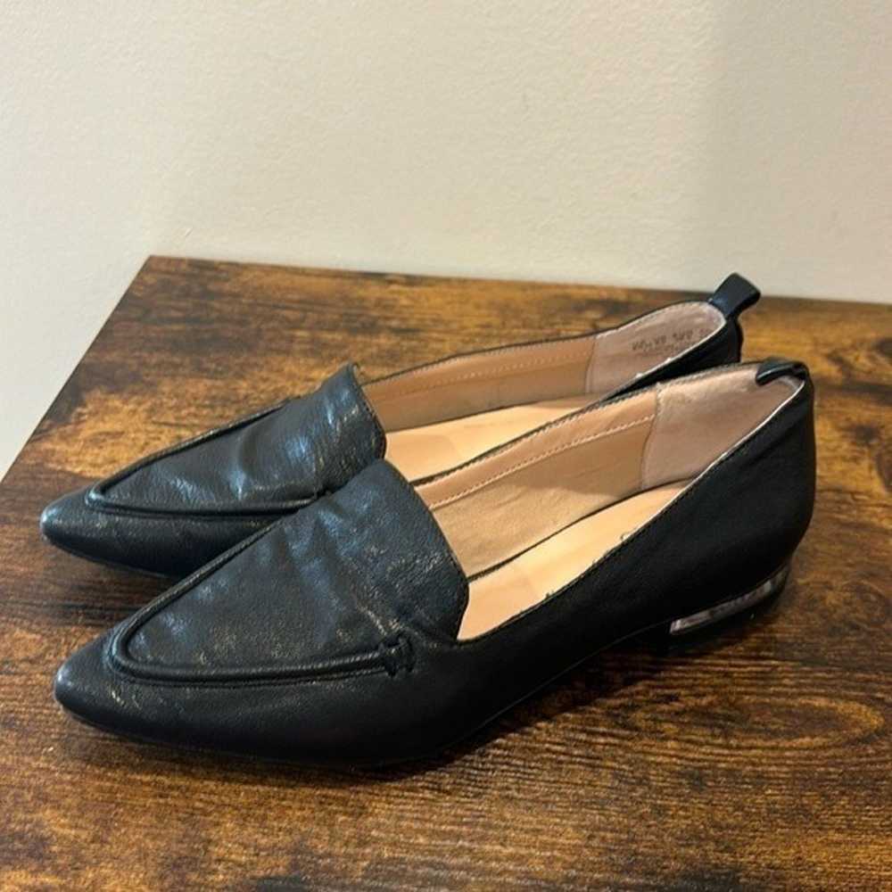 Franco Sarto black leather loafer size 8.5 - image 2