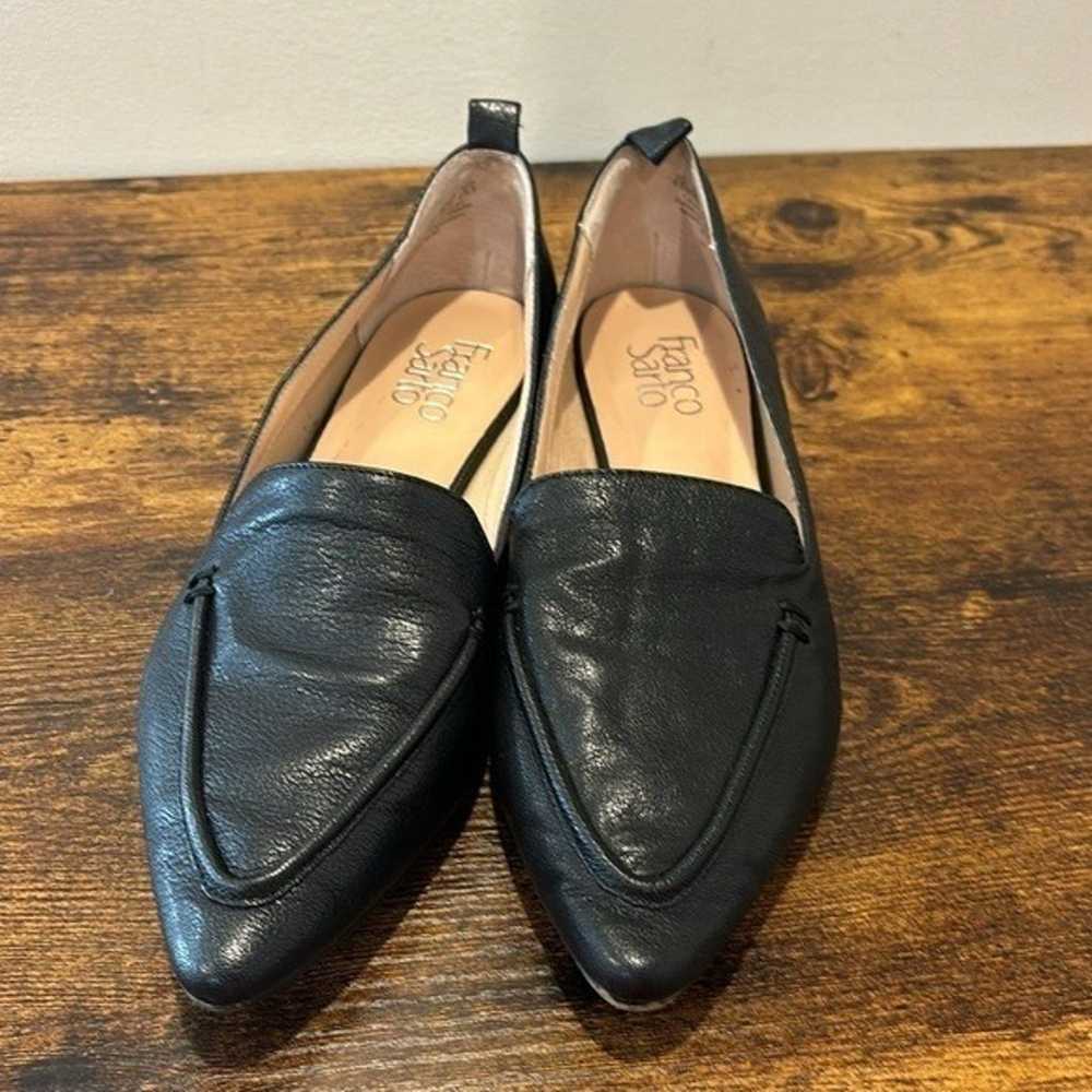 Franco Sarto black leather loafer size 8.5 - image 3