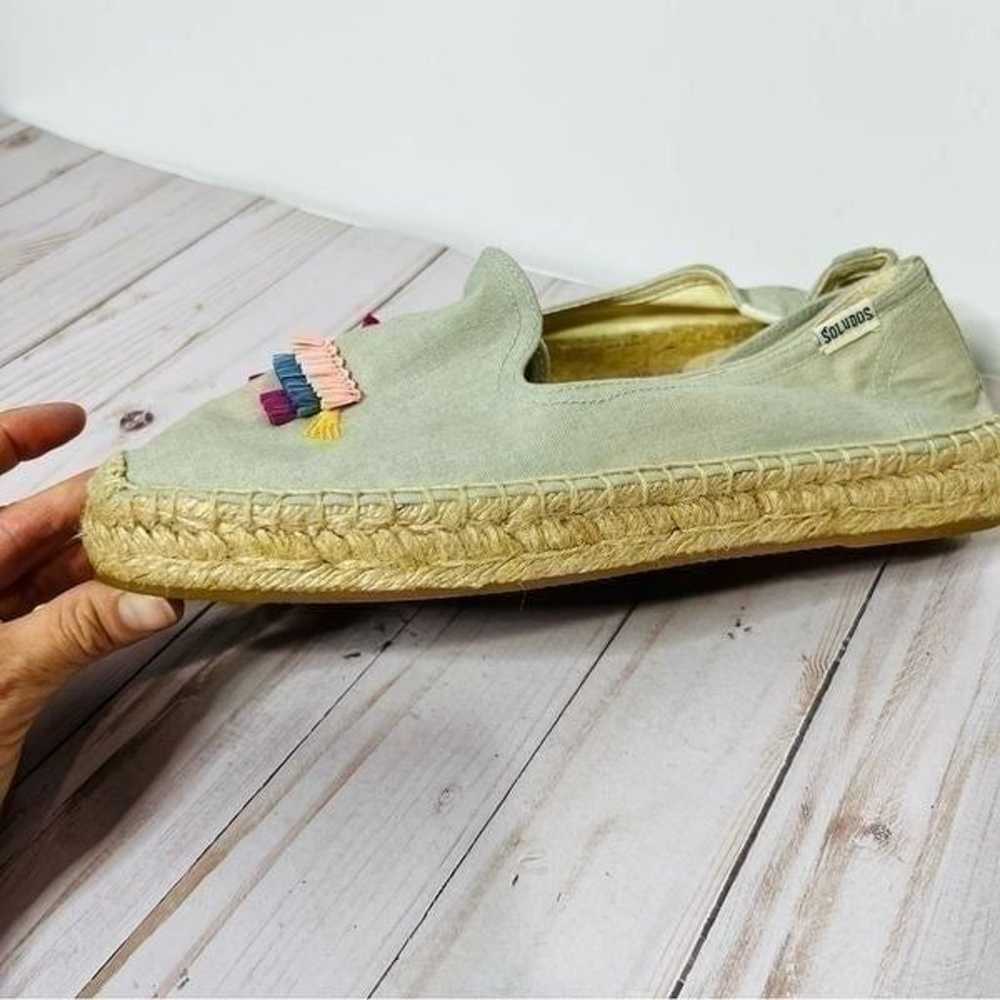 Soludos Platform Piñata Espadrilles Slip On Flat … - image 3