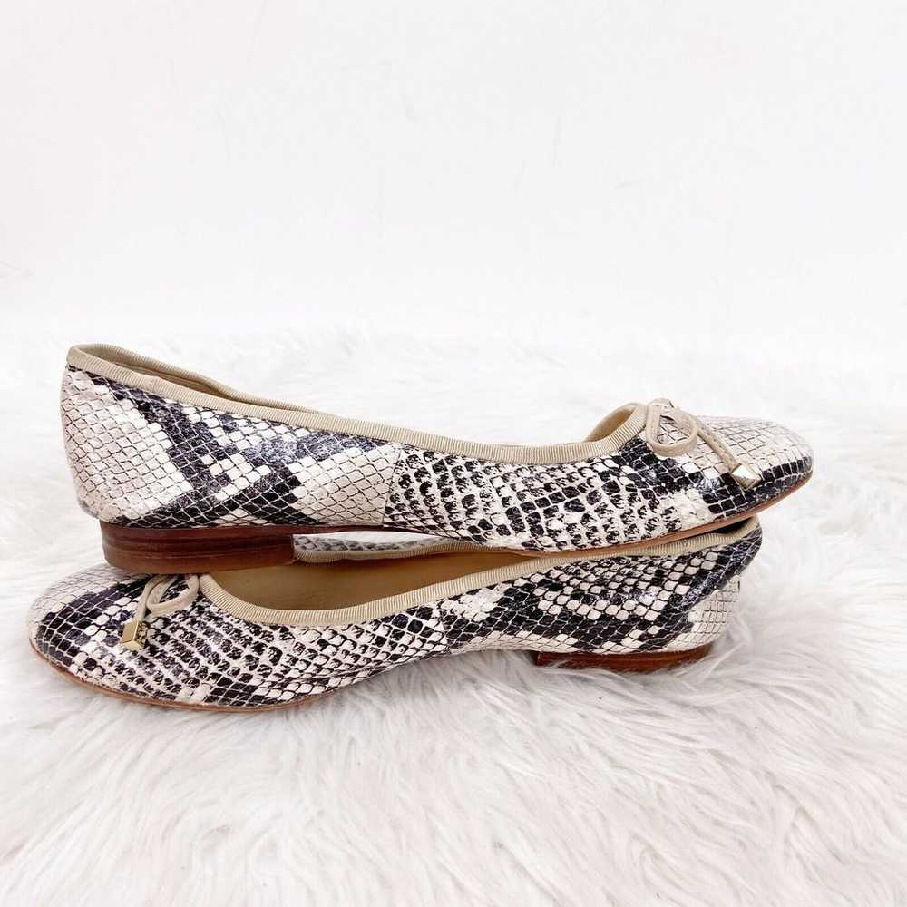 Marc Fisher 6 M Womens Python Print Leather Bow F… - image 7