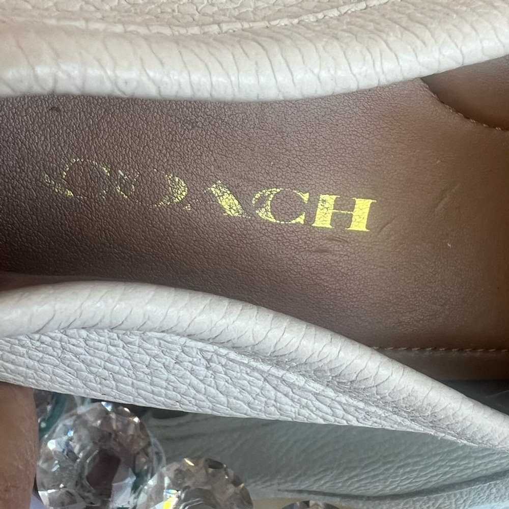 Coach Mary Lock Up Driving Mocs Loafer leather Iv… - image 7