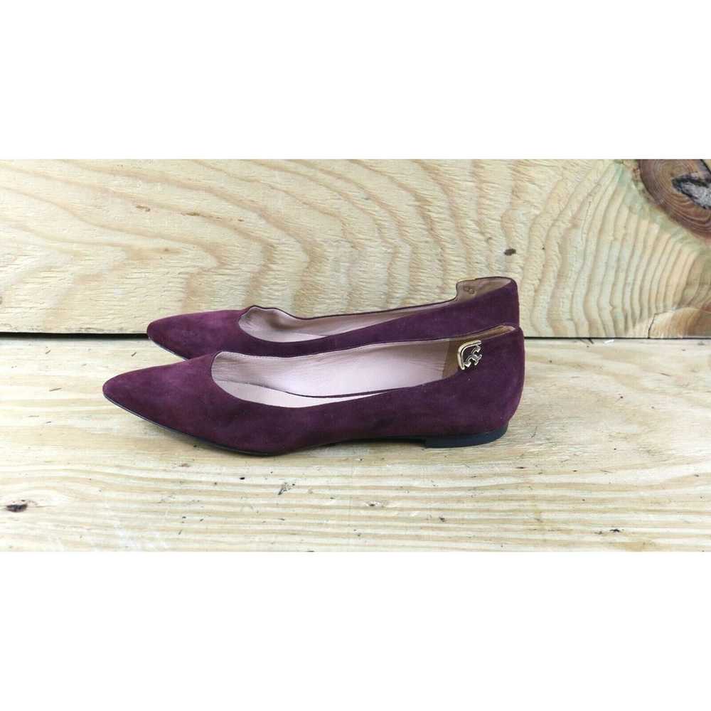 Tory Burch Flats Women 6.5 M Purple Suede Elizabe… - image 1