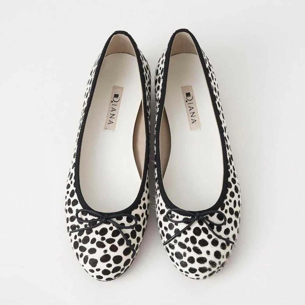 【DIANA】Dalmatian Low Heel Flat Shoes - image 1