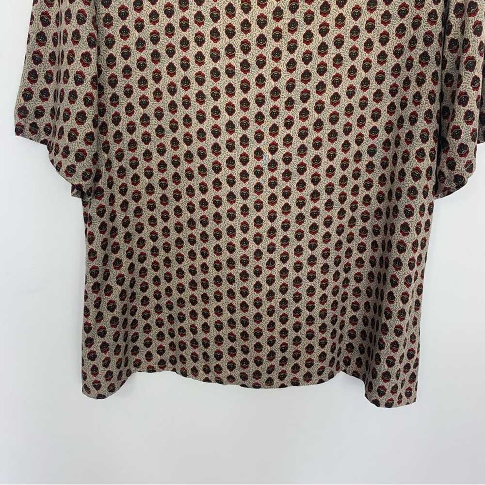 Vintage Pendleton Geometric Print Blouse 16 - image 4