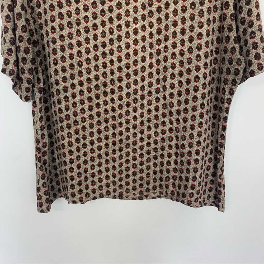 Vintage Pendleton Geometric Print Blouse 16 - image 8