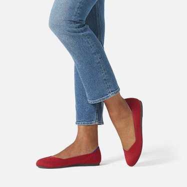 Rothy’s Women’s The Flat Round Toe Ruby Red Comfo… - image 1