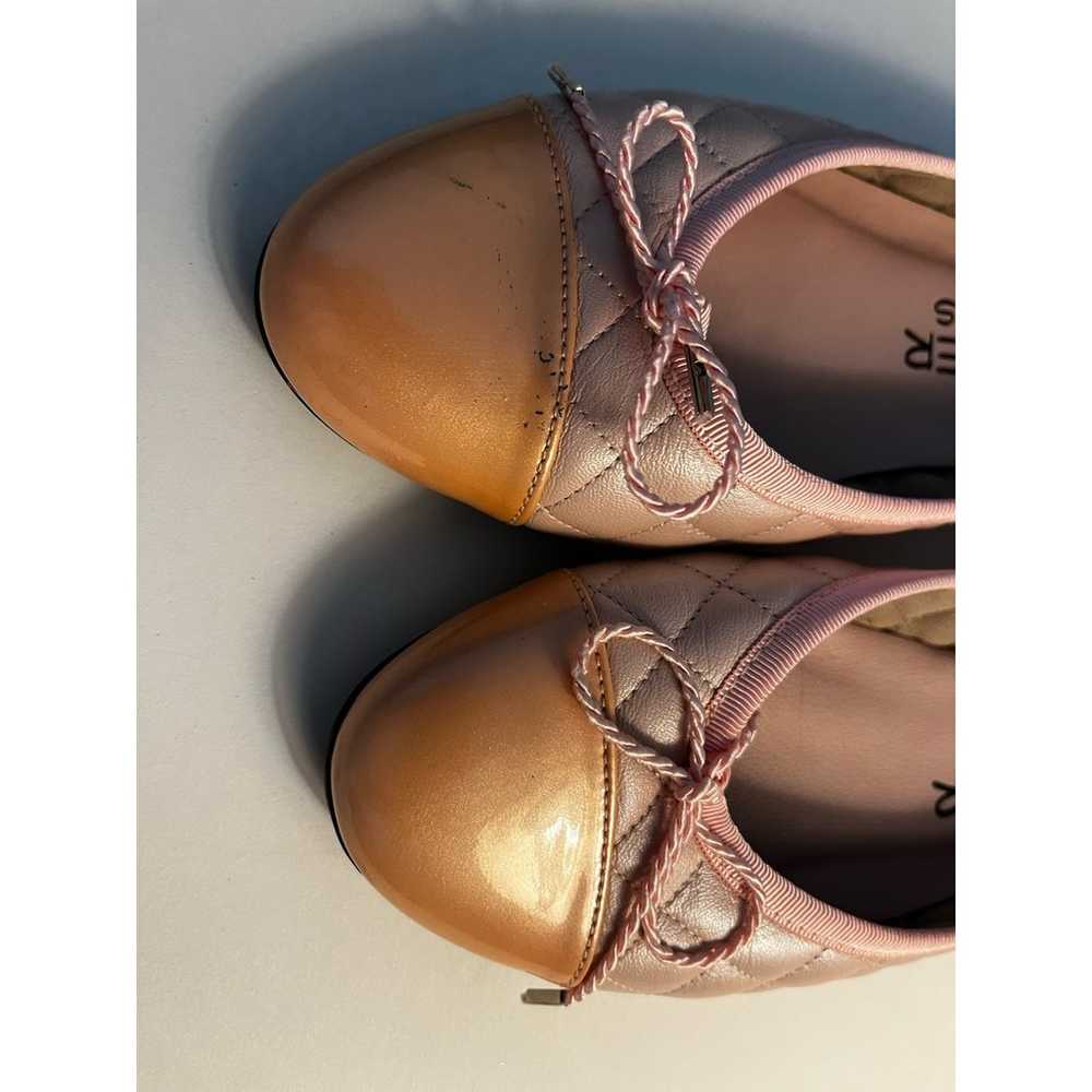 Paul Mayer Attitudes Bow Ballet Flats Shoes Blush… - image 2