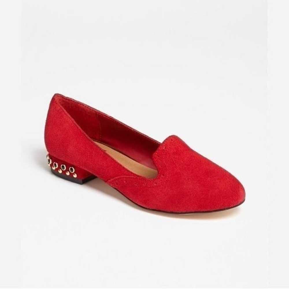 DV by Dolce Vita Fiera Red Suede Ballet Flats Siz… - image 1