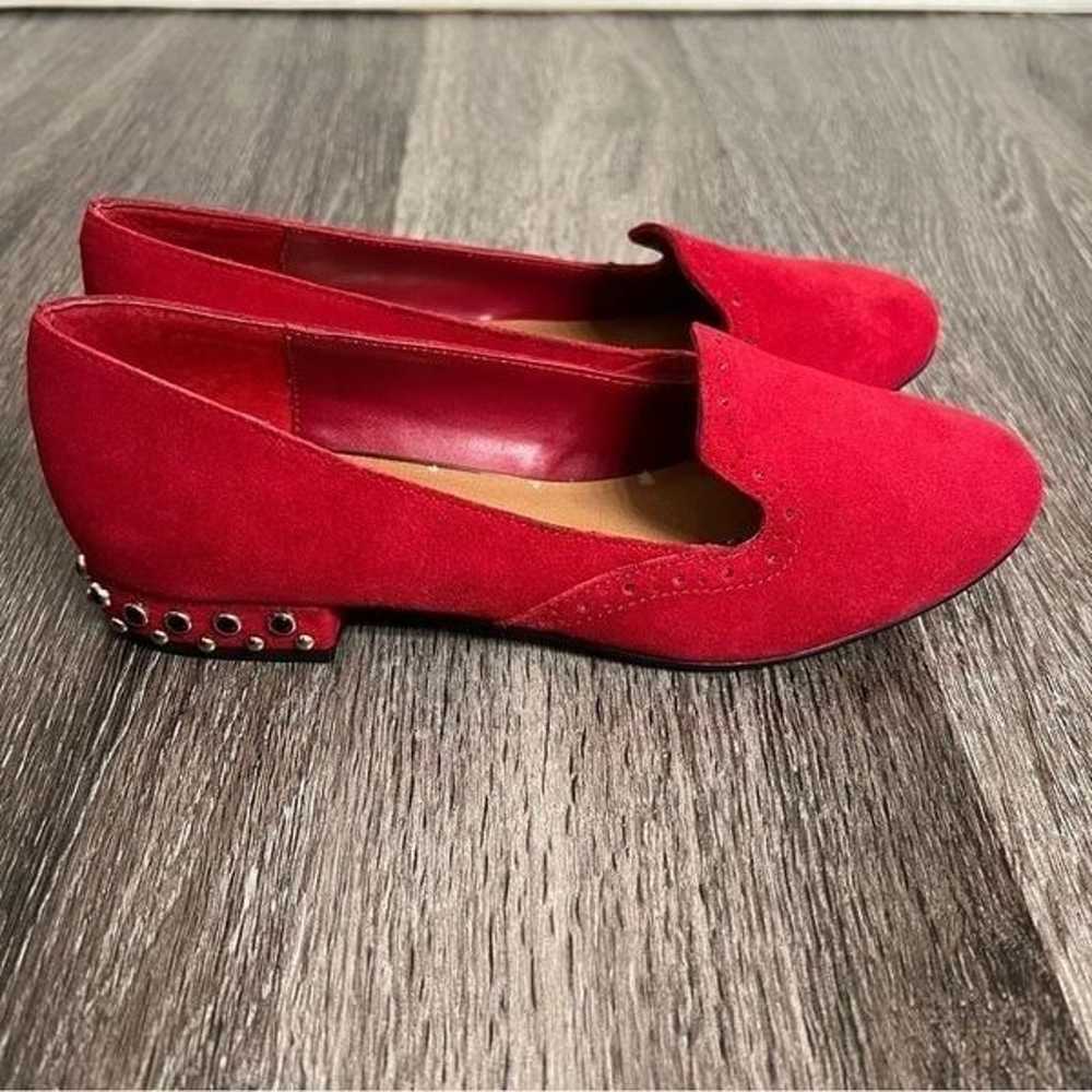 DV by Dolce Vita Fiera Red Suede Ballet Flats Siz… - image 3