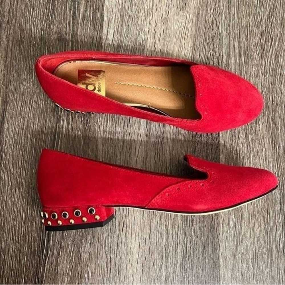 DV by Dolce Vita Fiera Red Suede Ballet Flats Siz… - image 7