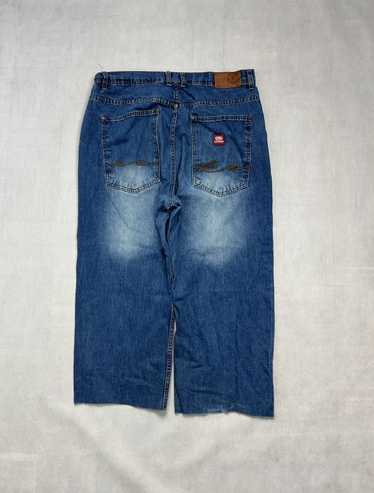 【00s ecko unltd】black wide buggy pants $_12.JPG?set_id=880000500F