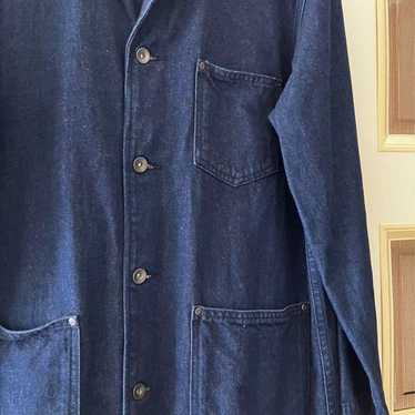 Vintage second-hand denim coat outer long jacket … - image 1