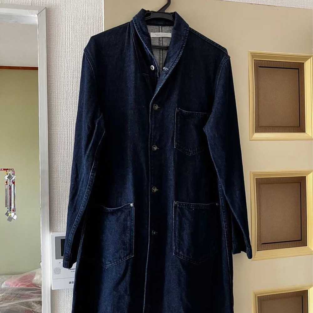 Vintage second-hand denim coat outer long jacket … - image 2