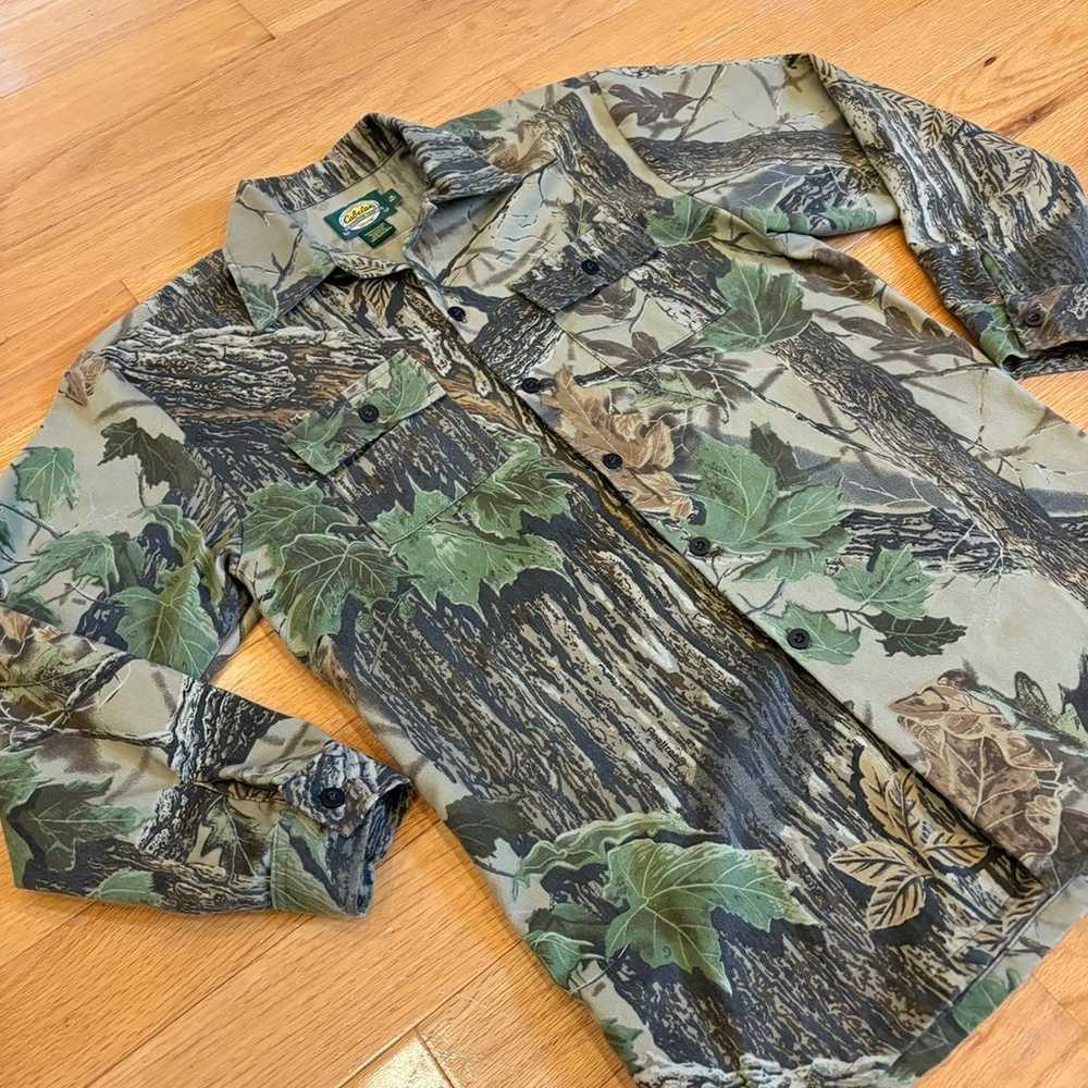 Vintage Cabelas Realtree camo button up shirt hun… - image 2