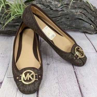 Michael Kors Fulton Studded Logo Moccasin Flats