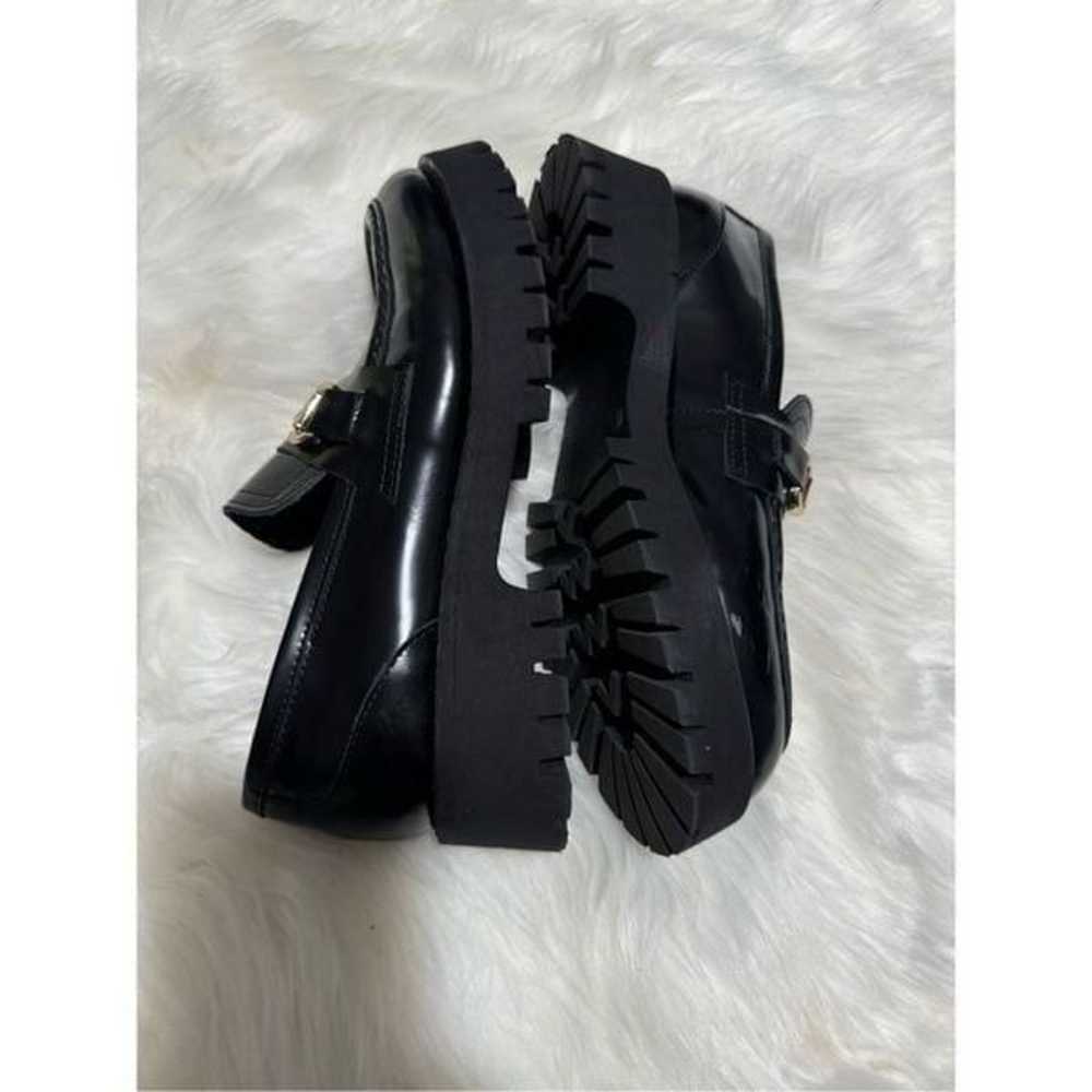 Steve Madden Landon buckle black leather chunky l… - image 4