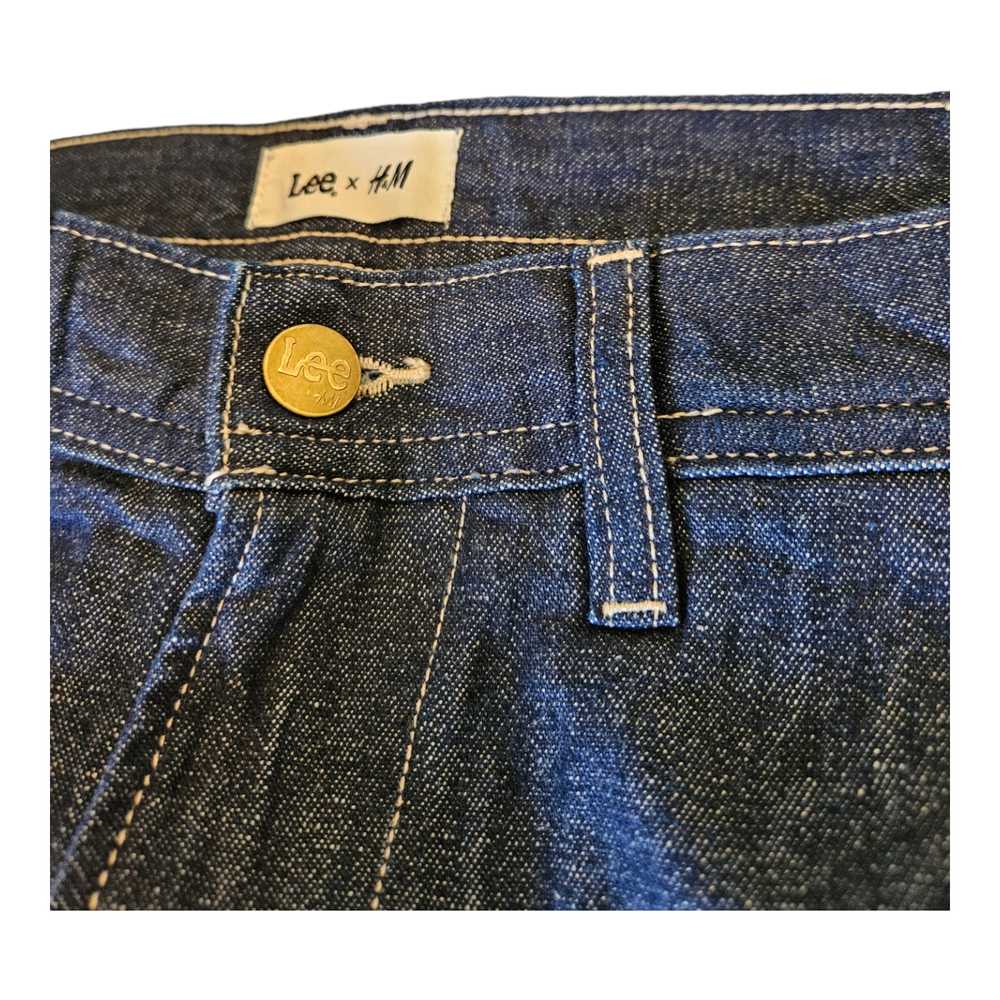 Lee X H&M Size 30/32 Blue Straight Jeans - image 2