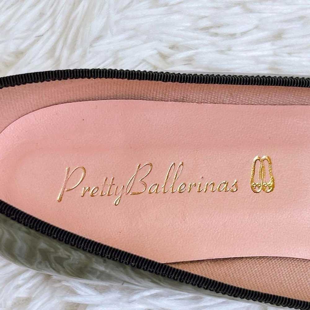 Pretty Ballerinas Enamel Flat Shoes with Ribbon 2… - image 7