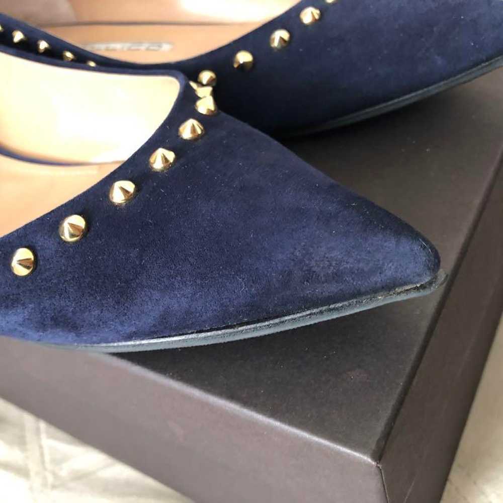 PELLICO Navy Studded Flat Shoes - image 4