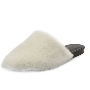 Jenni Kayne Soft Shearling Flat Mule - image 1