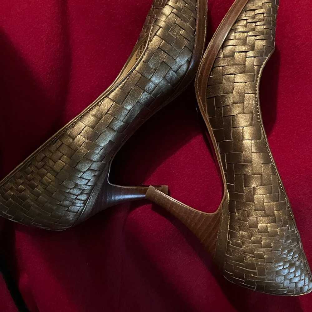 Gold Cole Haan heels - image 2